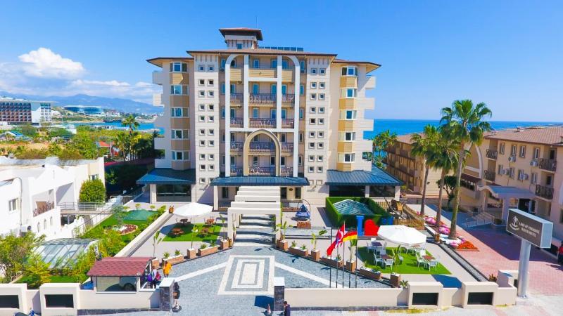 Eos Beach Hotel Avsallar Buitenkant foto